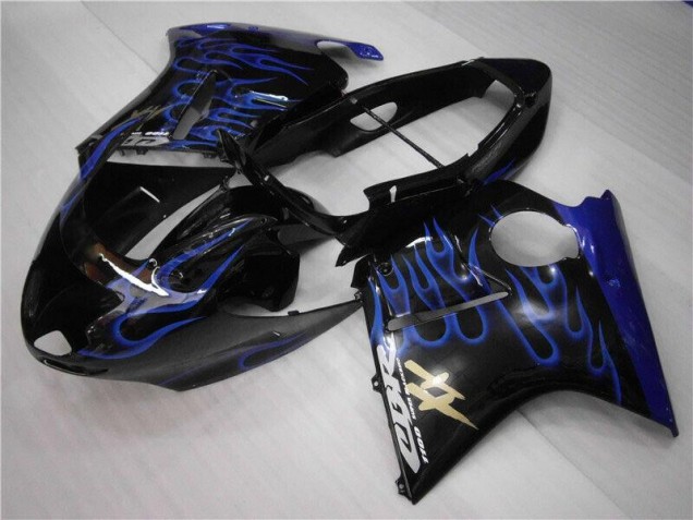 Blau Flamme Honda CBR 1100 XX 96-07 Motorrad Verkleidungen
