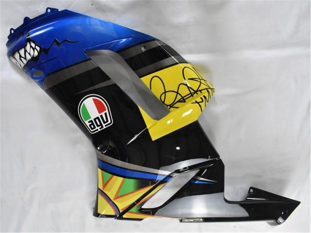 Blau Hai Kawasaki ZX6R 07-08 Motorrad Verkleidungen Blau Hai Kawasaki ZX6R 07-08 Motorrad Verkleidungen