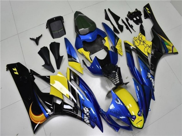 Blau Hai Yamaha R6 06-07 Motorrad Verkleidungen Blau Hai Yamaha R6 06-07 Motorrad Verkleidungen