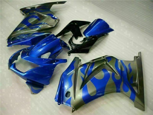 Blau Kawasaki EX250 08-12 Motorrad Verkleidungen Blau Kawasaki EX250 08-12 Motorrad Verkleidungen