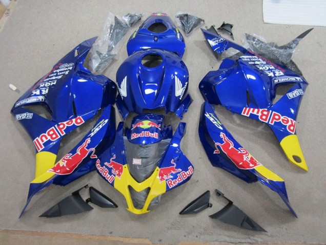 Blau Rot Bull Honda CBR 600 RR 09-12 Motorrad Verkleidung