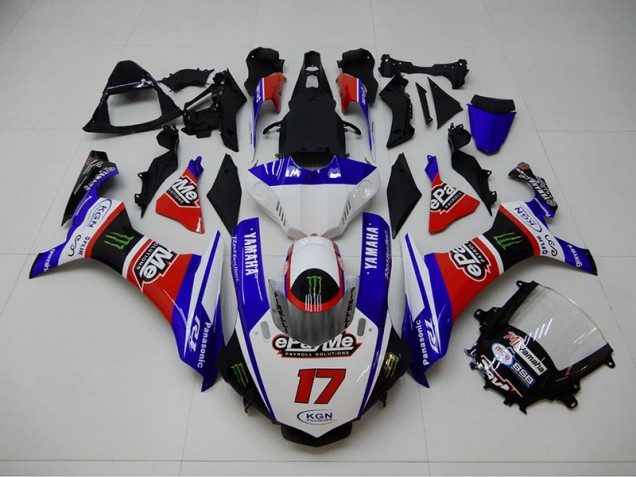 Blau Rot KGN 17 Yamaha R1 15-19 Motorrad Verkleidungen Blau Rot KGN 17 Yamaha R1 15-19 Motorrad Verkleidungen