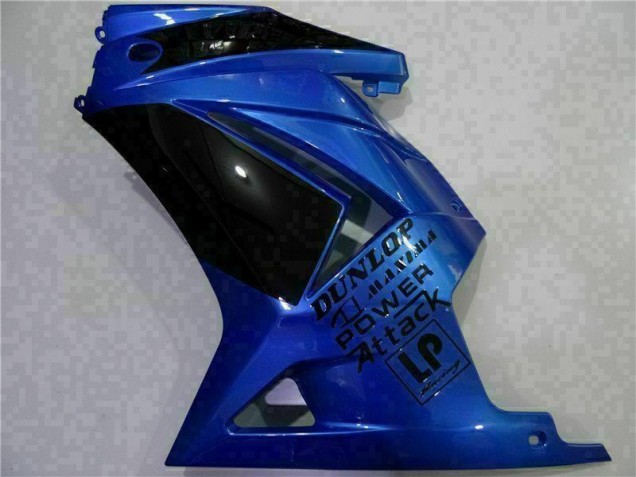 Blau Schwarz Kawasaki EX250 08-12 Motorrad Verkleidungen