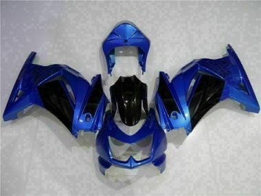 Blau Schwarz Kawasaki EX250 08-12 Motorrad Verkleidungen