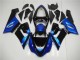 Blau Schwarz Kawasaki ZX6R 05-06 Motorrad Verkleidungen