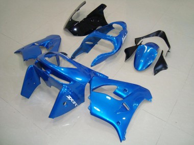 Blau Schwarz Kawasaki ZX9R 98-99 Motorrad Verkleidungen