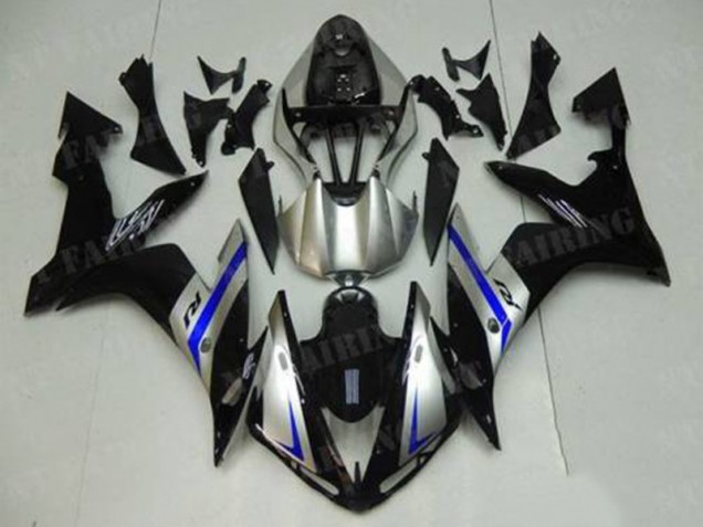 Blau Schwarz Silber Yamaha R1 04-06 Motorrad Verkleidungen Blau Schwarz Silber Yamaha R1 04-06 Motorrad Verkleidungen
