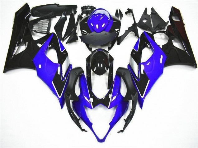 Blau Schwarz Suzuki GSXR 1000 K5 05-06 Motorrad Verkleidung Blau Schwarz Suzuki GSXR 1000 K5 05-06 Motorrad Verkleidung