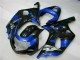 Blau Schwarz Suzuki GSXR 600 / 750 K1 K2 K3 01-03 Motorrad Verkleidung Blau Schwarz Suzuki GSXR 600 / 750 K1 K2 K3 01-03 Motorrad Verkleidung