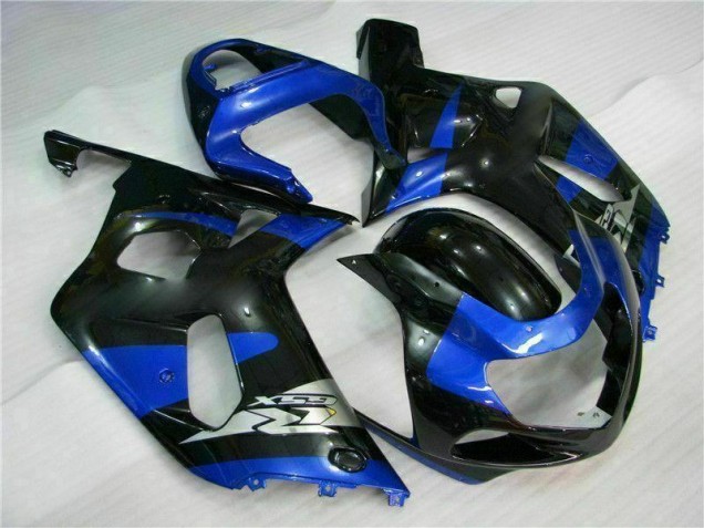Blau Schwarz Suzuki GSXR 600 / 750 K1 K2 K3 01-03 Motorrad Verkleidungen