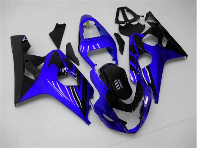 Blau Schwarz Suzuki GSXR 600 / 750 K4 04-05 Motorrad Verkleidungen Blau Schwarz Suzuki GSXR 600 / 750 K4 04-05 Motorrad Verkleidungen