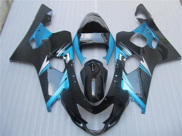Blau Schwarz Suzuki GSXR 600 / 750 K4 04-05 Motorrad Vollverkleidung