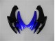 Blau Schwarz Suzuki GSXR 600 / 750 K6 06-07 Motorrad Verkleidungen & Plastik Blau Schwarz Suzuki GSXR 600 / 750 K6 06-07 Motorrad Verkleidungen & Plastik