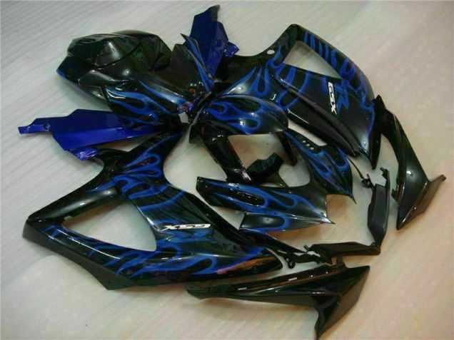 Blau Schwarz Suzuki GSXR 600 / 750 K8 08-10 Motorrad Verkleidungen