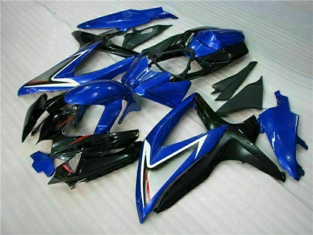 Blau Schwarz Suzuki GSXR 600 / 750 K8 08-10 Motorrad Vollverkleidung Blau Schwarz Suzuki GSXR 600 / 750 K8 08-10 Motorrad Vollverkleidung