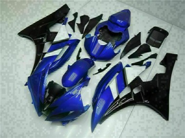 Blau Schwarz Yamaha R6 06-07 Motorrad Verkleidung & Plastik
