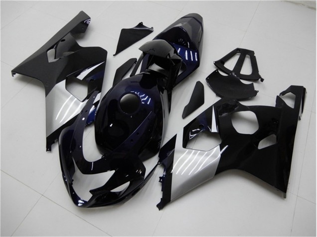 Blau Silber Suzuki GSXR 600 / 750 K4 04-05 Motorrad Verkleidungen Blau Silber Suzuki GSXR 600 / 750 K4 04-05 Motorrad Verkleidungen