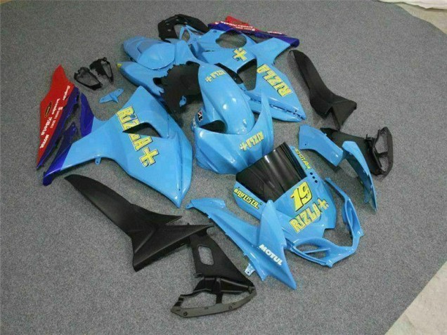 Blau Suzuki GSXR 1000 K9 09-16 Motorrad Verkleidungen Blau Suzuki GSXR 1000 K9 09-16 Motorrad Verkleidungen