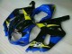Blau Suzuki GSXR 600 / 750 K1 K2 K3 01-03 Motorrad Verkleidung Blau Suzuki GSXR 600 / 750 K1 K2 K3 01-03 Motorrad Verkleidung