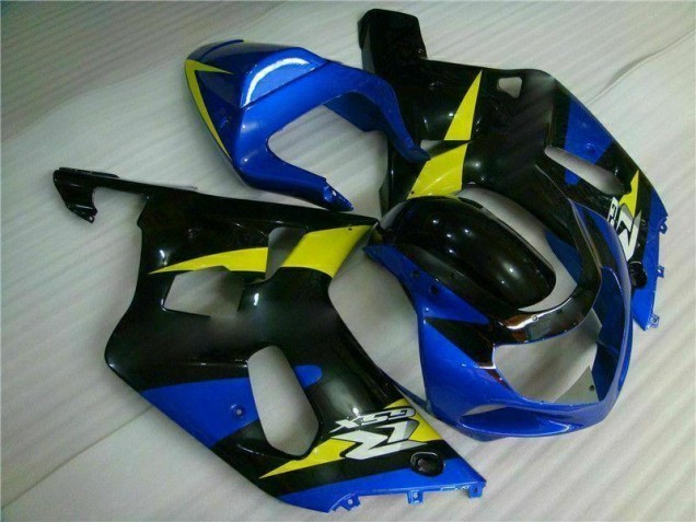 Blau Suzuki GSXR 600 / 750 K1 K2 K3 01-03 Motorrad Verkleidung Blau Suzuki GSXR 600 / 750 K1 K2 K3 01-03 Motorrad Verkleidung