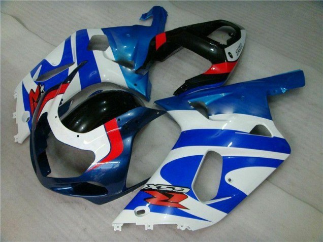 Blau Suzuki GSXR 600 / 750 K1 K2 K3 01-03 Motorrad Vollverkleidung Blau Suzuki GSXR 600 / 750 K1 K2 K3 01-03 Motorrad Vollverkleidung