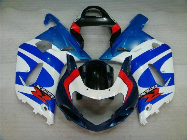 Blau Suzuki GSXR 600 / 750 K1 K2 K3 01-03 Motorrad Vollverkleidung Blau Suzuki GSXR 600 / 750 K1 K2 K3 01-03 Motorrad Vollverkleidung