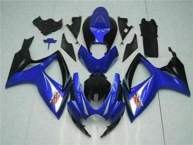Blau Suzuki GSXR 600 / 750 K6 06-07 MotorradVerkleidungen Plastik Kits