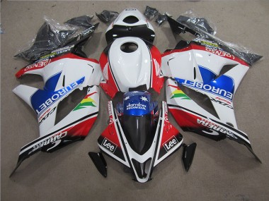 Blau Weiß EUROBET Lee Honda CBR 600 RR 09-12 Motorrad Verkleidungen