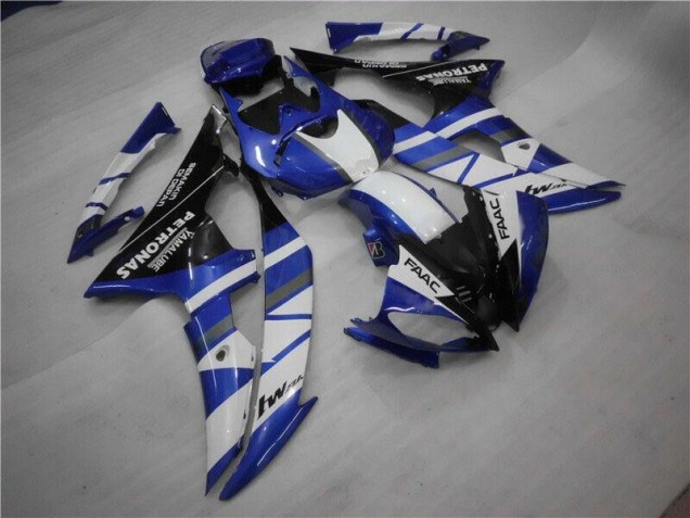 Blau Weiß FAAC Yamaha R6 08-16 Motorrad Verkleidungen Blau Weiß FAAC Yamaha R6 08-16 Motorrad Verkleidungen