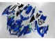 Blau Weiß Grün Suzuki GSXR 600 / 750 K8 08-10 Motorrad Verkleidungen Blau Weiß Grün Suzuki GSXR 600 / 750 K8 08-10 Motorrad Verkleidungen