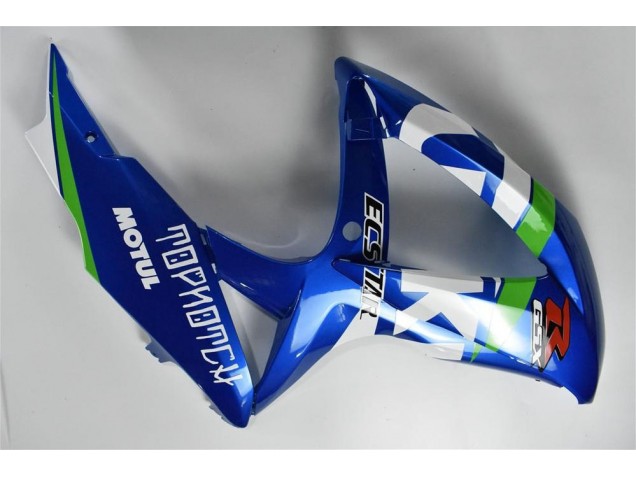 Blau Weiß Grün Suzuki GSXR 600 / 750 K8 08-10 Motorrad Verkleidungen Blau Weiß Grün Suzuki GSXR 600 / 750 K8 08-10 Motorrad Verkleidungen