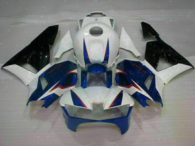 Blau Weiß Honda CBR 600 RR 13-21 Motorrad Verkleidungen Blau Weiß Honda CBR 600 RR 13-21 Motorrad Verkleidungen