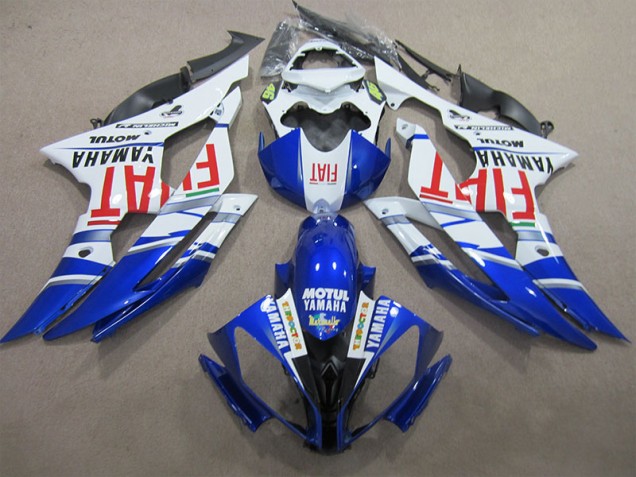 Blau Weiß Motul Rot Fiat Yamaha R6 08-16 Motorrad Verkleidungen Blau Weiß Motul Rot Fiat Yamaha R6 08-16 Motorrad Verkleidungen