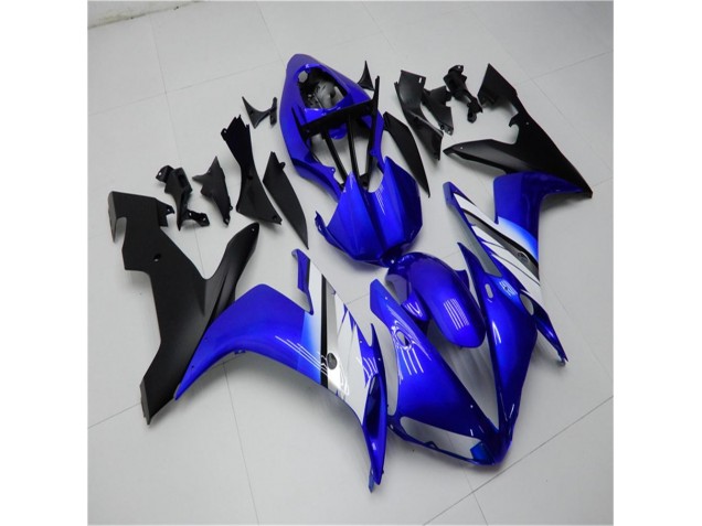 Blau Weiß Schwarz Yamaha R1 04-06 Motorrad Verkleidungen Blau Weiß Schwarz Yamaha R1 04-06 Motorrad Verkleidungen