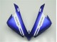 Blau Weiß Schwarz Yamaha R1 12-14 Motorrad Verkleidungen