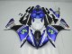 Blau Weiß Schwarz Yamaha R1 12-14 Motorrad Verkleidungen