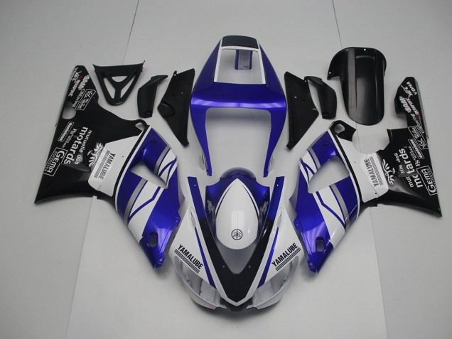 Blau Weiß Schwarz Yamaha R1 98-99 Motorrad Verkleidungen