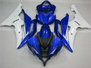 Blau Weiß Schwarz Yamaha R6 08-16 Motorrad Verkleidungen