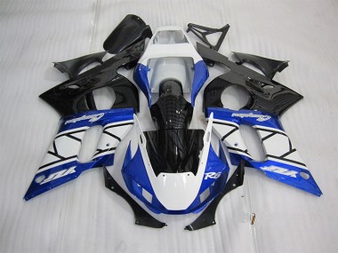 Blau Weiß Schwarz Yamaha R6 98-02 Motorrad Verkleidungen
