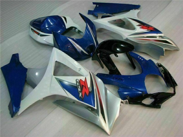 Blau Weiß Suzuki GSXR 1000 K7 07-08 Motorrad VollVerkleidungen & Plastik