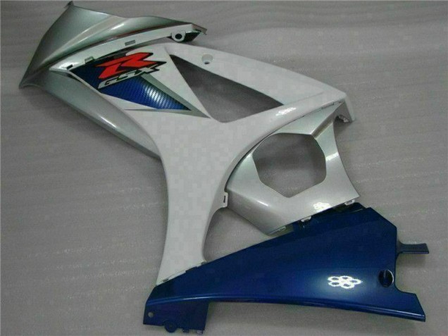 Blau Weiß Suzuki GSXR 1000 K7 07-08 Motorrad VollVerkleidungen & Plastik