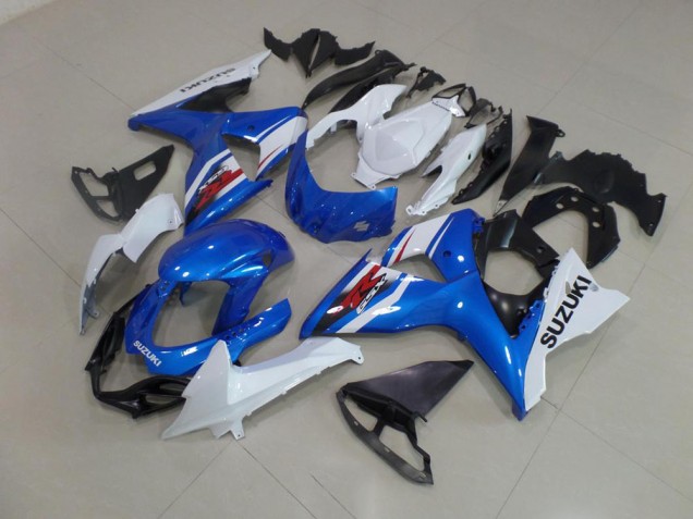 Blau Weiß Suzuki GSXR 1000 K9 09-16 Motor Verkleidung Blau Weiß Suzuki GSXR 1000 K9 09-16 Motor Verkleidung