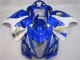 Blau Weiß Suzuki GSXR 1300 Hayabusa 08-20 Motorrad Vollverkleidung Blau Weiß Suzuki GSXR 1300 Hayabusa 08-20 Motorrad Vollverkleidung
