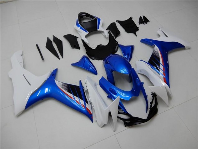 Blau Weiß Suzuki GSXR 600 / 750 K11 11-24 Motorrad Verkleidungen Blau Weiß Suzuki GSXR 600 / 750 K11 11-24 Motorrad Verkleidungen