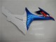 Blau Weiß Suzuki GSXR 600 / 750 K11 11-24 Motorrad Vollverkleidung Blau Weiß Suzuki GSXR 600 / 750 K11 11-24 Motorrad Vollverkleidung