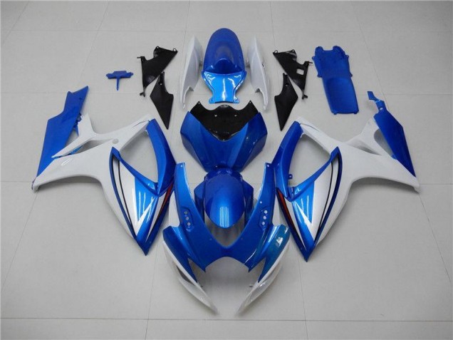 Blau Weiß Suzuki GSXR 600 / 750 K6 06-07 Motorrad Verkleidungen