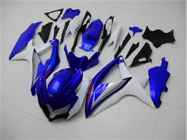 Blau Weiß Suzuki GSXR 600 / 750 K8 08-10 Motorrad Verkleidungen Komplett Sets Blau Weiß Suzuki GSXR 600 / 750 K8 08-10 Motorrad Verkleidungen Komplett Sets
