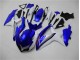 Blau Weiß Suzuki GSXR 600 / 750 K8 08-10 Motorrad Verkleidungen Komplett Sets Blau Weiß Suzuki GSXR 600 / 750 K8 08-10 Motorrad Verkleidungen Komplett Sets