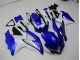Blau Weiß Suzuki GSXR 600 / 750 K8 08-10 Motorrad Verkleidungen Komplett Sets Blau Weiß Suzuki GSXR 600 / 750 K8 08-10 Motorrad Verkleidungen Komplett Sets