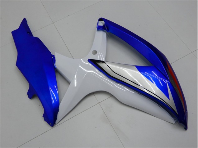 Blau Weiß Suzuki GSXR 600 / 750 K8 08-10 Motorrad Verkleidungen Komplett Sets Blau Weiß Suzuki GSXR 600 / 750 K8 08-10 Motorrad Verkleidungen Komplett Sets